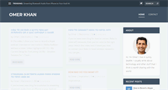 Desktop Screenshot of omerkhan.com